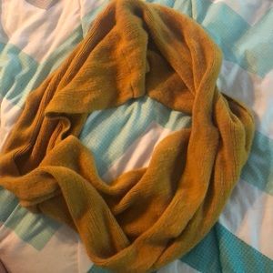 Mustard yellow infinity scarf
